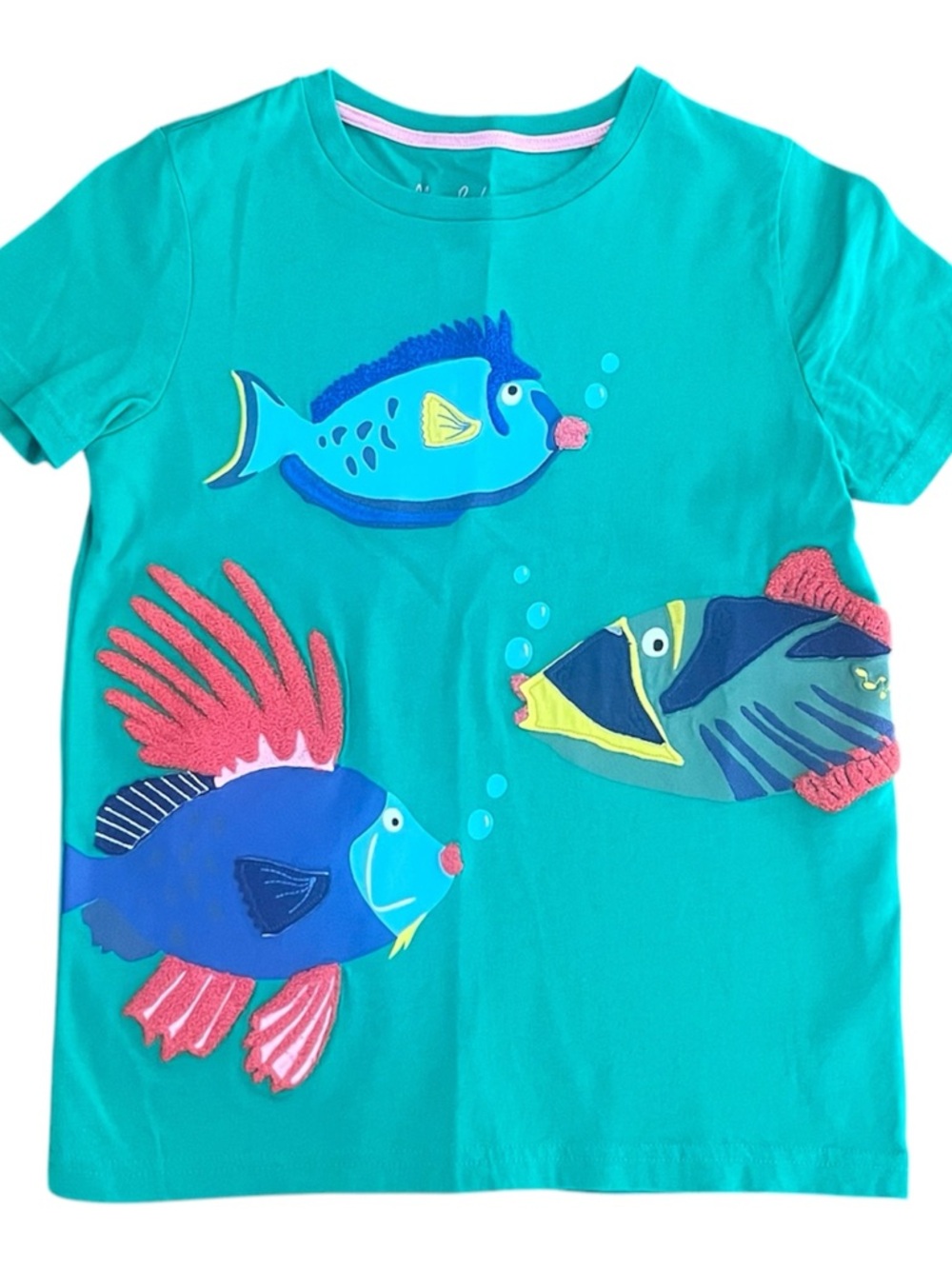 Mini Boden (9|10y) Fish Appliqué Tee
